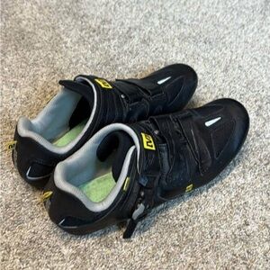 Mavic Black and Yellow Cycling Shoes